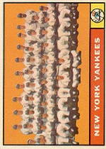 1961 Topps Baseball Cards      228     New York Yankees TC